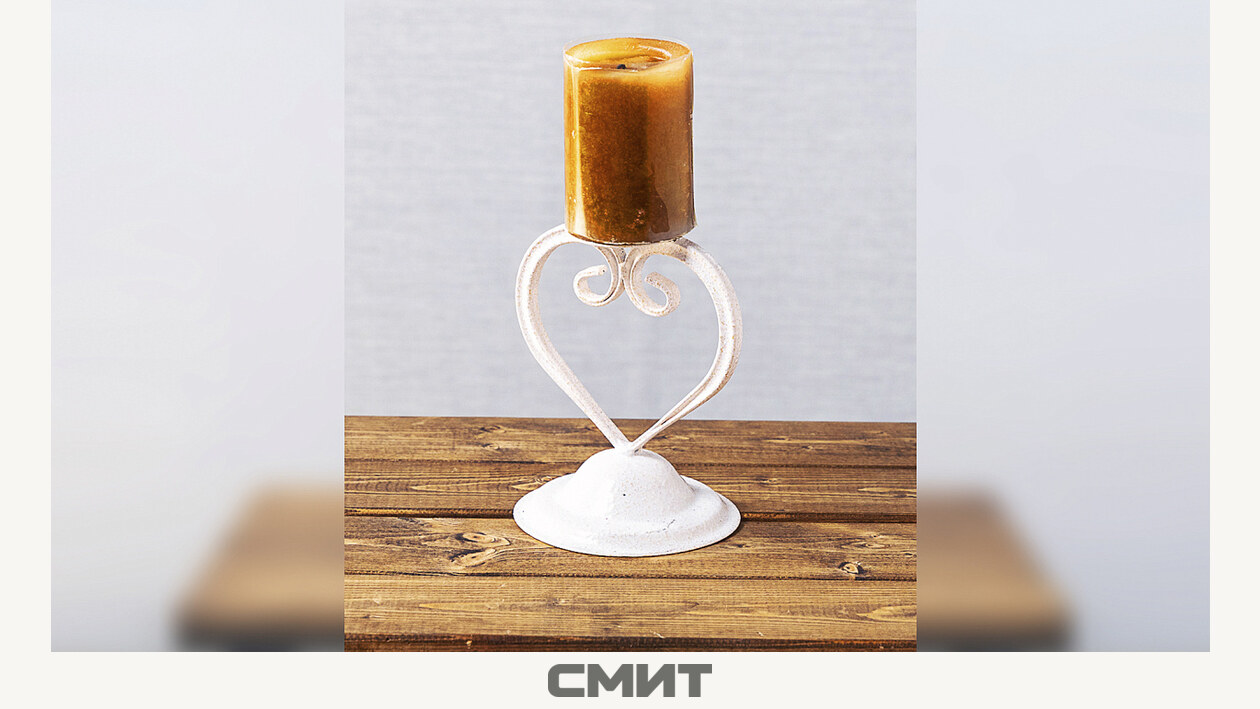 Кованый подсвечник №1